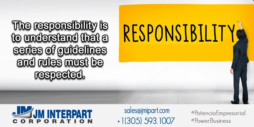 jminterpartco's tweet photo. The responsibility is to understand that a series of guidelines and rules must be respected. 

#Autoparts #JMinterpart #HighQuality #RepuestosAutomotrices #SeHablaEspañol #Cars #Responsability https://t.co/hkkIz8dJwL