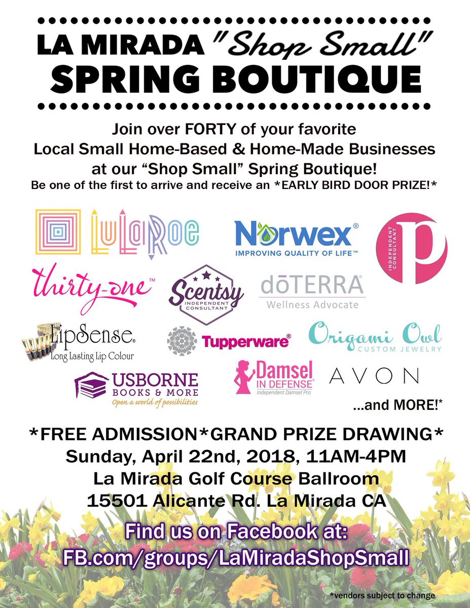 Join this fabulous event!! #lamirada #lamiradashopsmall #vendorevents #lularoe