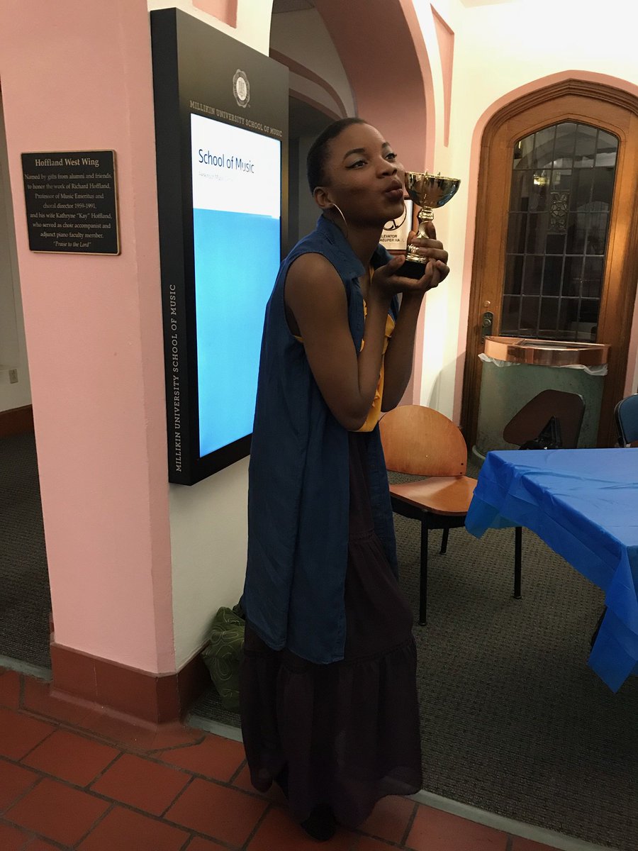 The 3rd Annual Brocase was a success! A big thank you to all of the performances, our judges, and all who attended the event. Congratulations to Stephanie Brown of Sigma Lambda Gamma National Sorority Inc. on winning the Brocase cup. Great work! #MakeItMillikin #Millikin #ATO