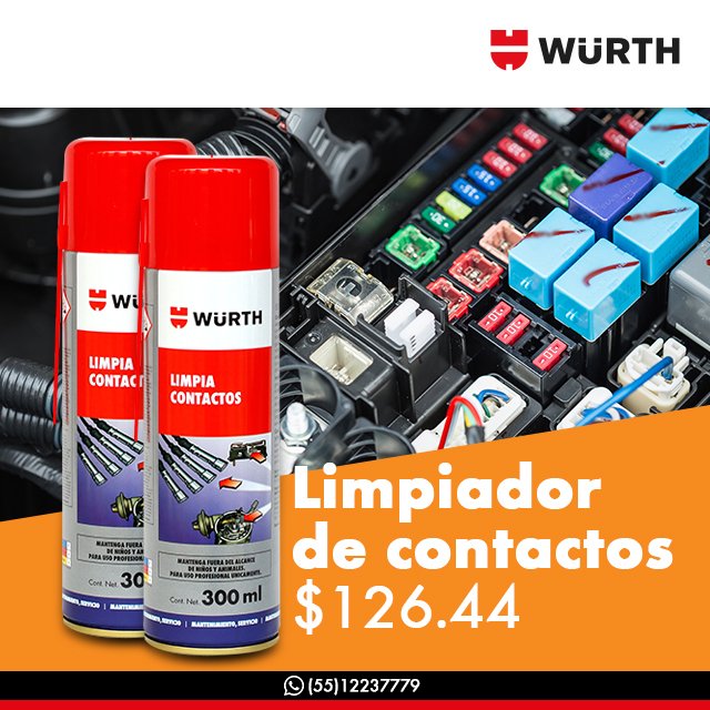 Limpia Contactos 300ml Wurth