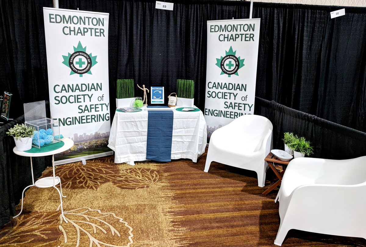 CSSE_Edm's tweet photo. We are ready for networking at the #STAC2018 conference! The volunteers in the booth are from the Edmonton and Calgary chapters of @CSSE and we are a national organization. Find the nearest Chapter to you on the national website. https://t.co/34suIAw5ht https://t.co/LufwLqy0T8