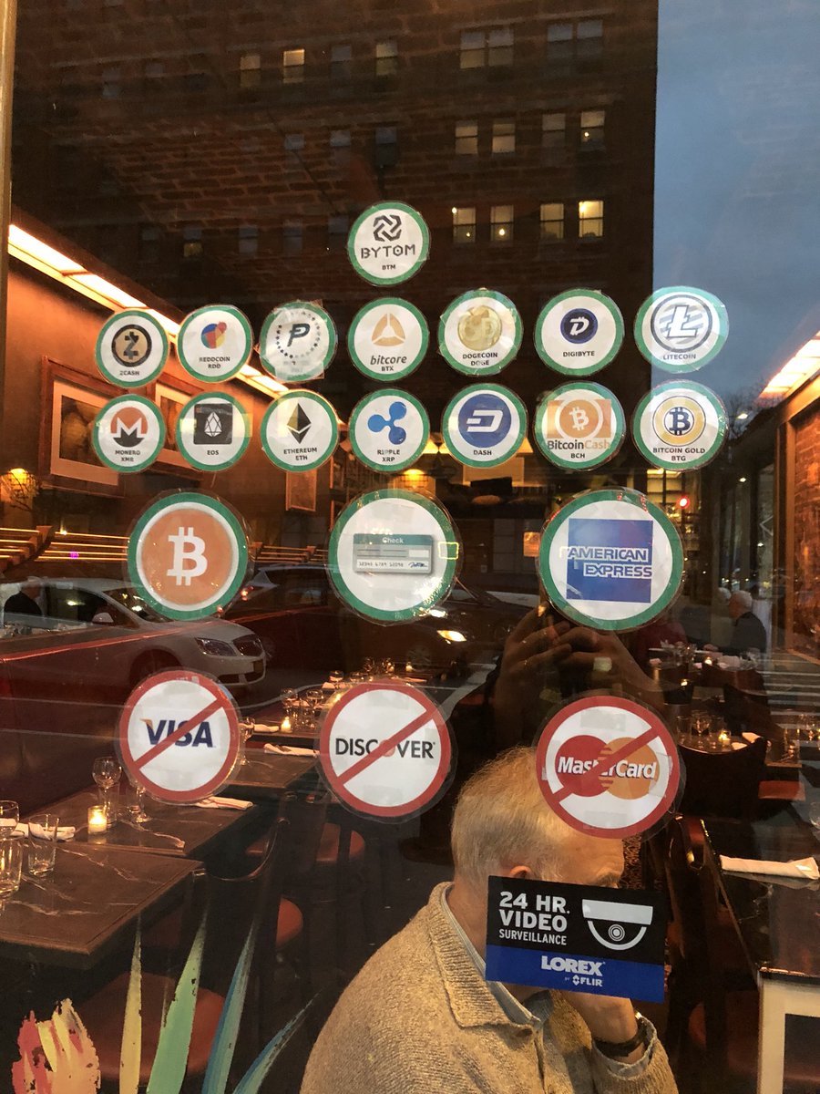 BKBrianKelly's tweet photo. Got #cryptocurrencies and want to spend it?  Check out La Sirene in NYC - NO MC, VISA but yes to ....—> https://t.co/M1BP9Mkgba
