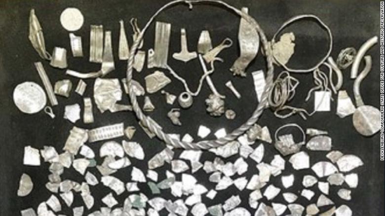 CNN's tweet photo. Scientists found the treasure of a 10th century Danish King thanks to the help of a 13-year-old boy https://t.co/YctozTSIzJ https://t.co/j0M4rA79GG