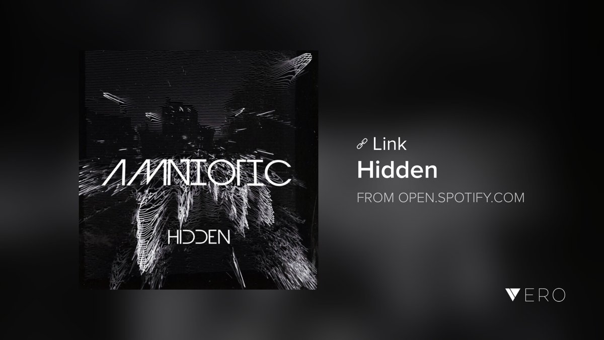 amnioticsound's tweet photo. https://t.co/fPO0HzQTKV - Listen to HIDDEN by AMNIOTIC on Spotify | Discover new electronic music (©️ AMNIOTIC - WEATNU Records 2018) | #AMNIOTIC #HIDDEN #new #electronic #music #album #WEATNURecords #MusicForCyborgs #Spotify #spotifyartist #spotifyalbum #amnio… @VeroTrueSocial https://t.co/apxnNiMxZ0