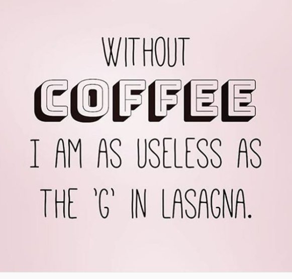 sipsandsarcasm's tweet photo. #lasagna #coffee #needcoffeetofunction #coffeetime #humor #funny #sarcasm https://t.co/bcIJBJmrL8