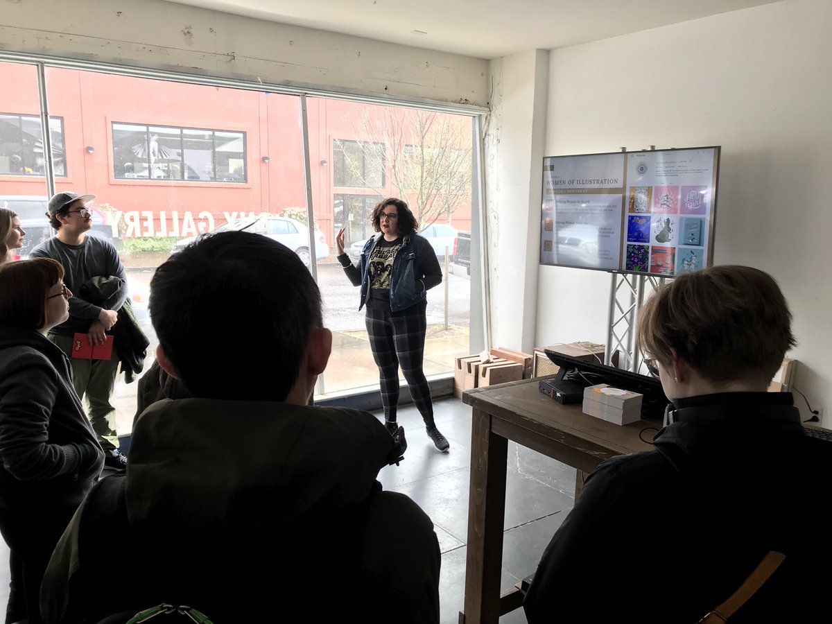 aigaportland's tweet photo. DWP is here! Great creative process insights from Dina Rodriguez @ADXPortland @wacom #exploringprocess #aigapdx https://t.co/JKtgSjiDXS