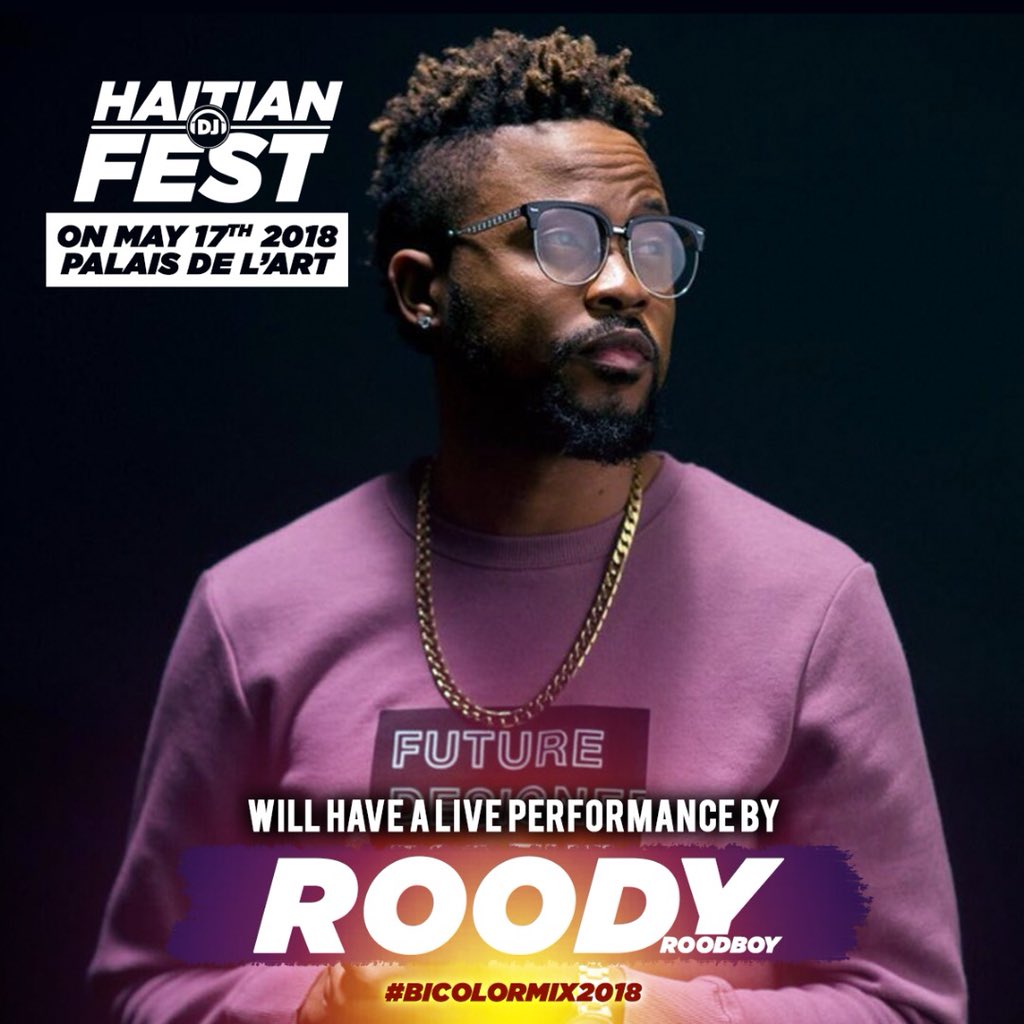Sexyprodz's tweet photo. Definitely, there’s No BIG EVENT  without the champion and we all know that. The #HaitianDJFest team confirms @roodyroodboyhaiti at the biggest #djfest #Bicolormix #hdf2018 @sexyprodzent @romhy1 #May17th at PALAIS DE L’ART #festival #dj #Music #edm #international #champion 🇭🇹 https://t.co/bHiKLqseBI