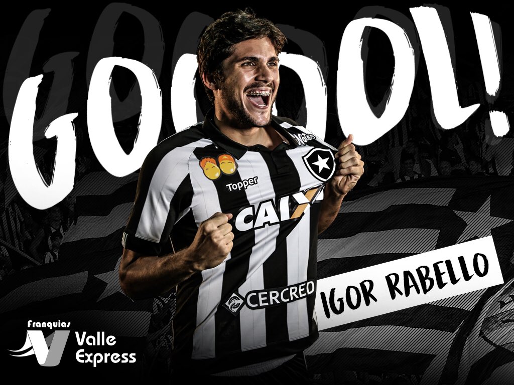 GOOOOL DO FOGÃO!!! 
RABELLO EMPATA O JOGO!! 
BOTAFOGO 1x1 Palmeiras
Apresentado por Valle Express