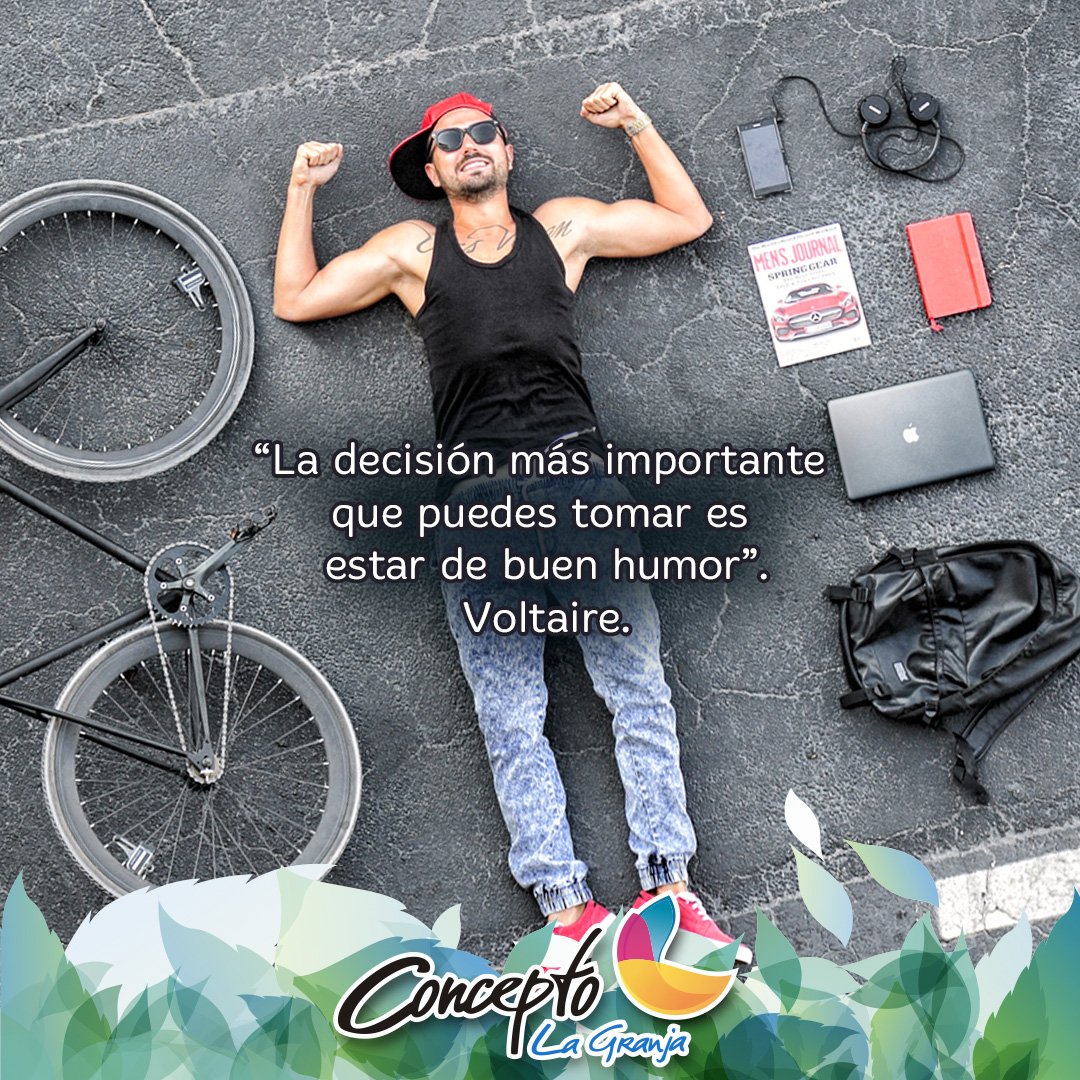 conceptolg's tweet photo. La #decisión más importante que puedes tomar es estar de #buenhumor #Voltaire #Concepto #LaGranja #Naguanagua #Carabobo #16Abr https://t.co/tNgmxqZvHa