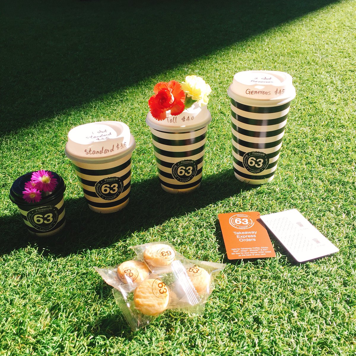 Cafe63H's tweet photo. Are you usual? 
Let’s grab one of our loyalty card for some coffee, drinks and foods.Every 5th is for free😋
Thanks for our customer’s photograph😊
#cafe63noosaheads #cafe63 https://t.co/W29CAY4Elt