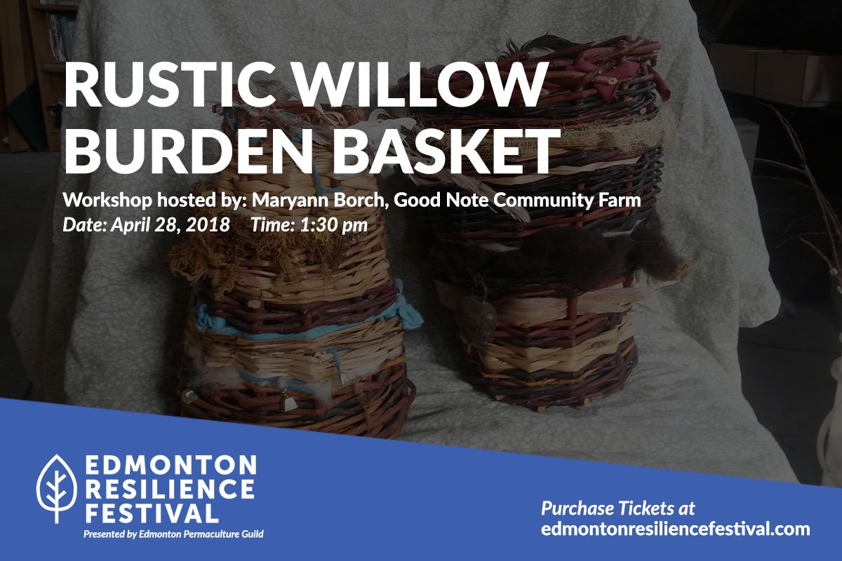 Using locally harvested natural materials that grow abundantly and effortlessly, you will create an artistic, functional vessel during this workshop held by Maryann Borch of Good Note Community Farm! To register for this workshop, click here > edmontonresiliencefestival.com