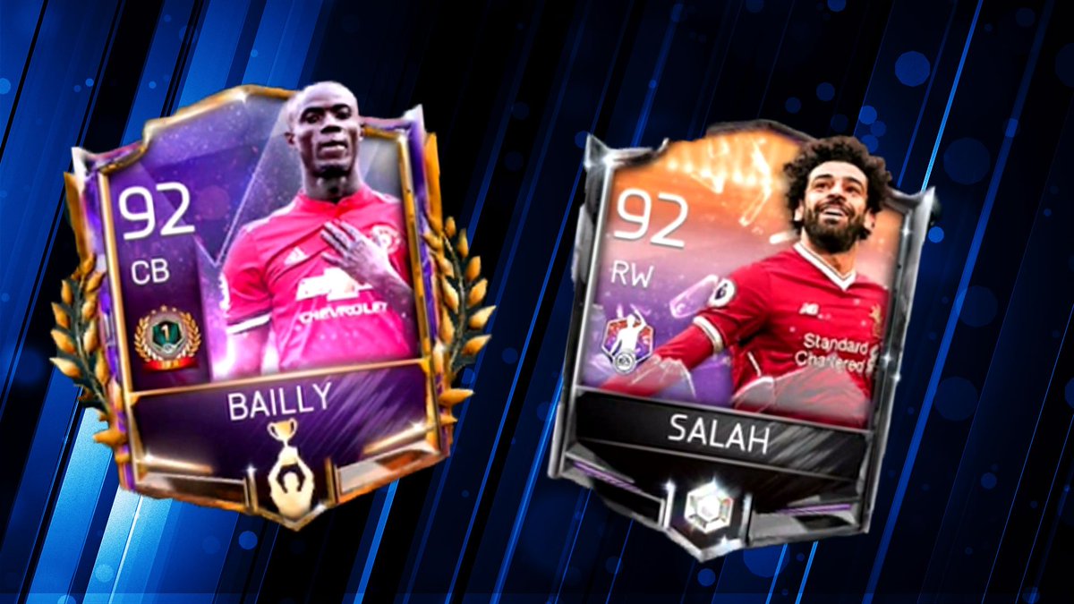 POTM Salah and VSA Bailly Giveaway! gleam.io/c0RFa/potm-sal… 

Full Premier League Squad Builder - youtube.com/watch?v=nkEOF_…

*Cards Provided by EA Game Changers