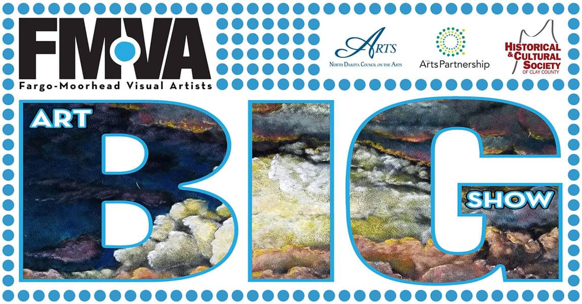 FMVA's tweet photo. Join us for the opening reception of the BIG Art Show, this Tuesday April 17,  5p to 8p at the Hjemkomst Center. Free and open to the public. Refreshments served.

#supportlocalart #FMVA #FMvisualartists #hjemkomst #art #exhibit #moorhead #fargo #artshow #artforsale https://t.co/rII63L1AXn