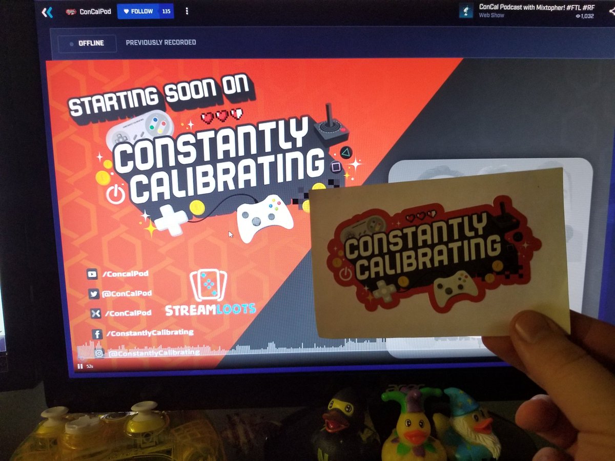 ProForgeMedia's tweet photo. Exciting Stuff! Come Watch @MIXtopher LIVE on @ConCalPod talking about the life and path of being a full time Streamer on @WatchMixer. https://t.co/lwsbsdZWun