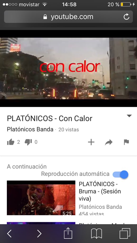 Manuiacono's tweet photo. Ya salió el video del nuevo single platónico #concalor en #youtube y #spotify https://t.co/vY1czzsjkL