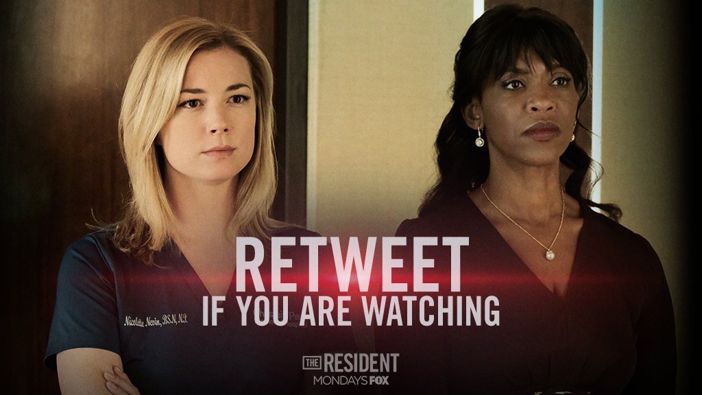 ResidentFOX's tweet photo. Who's excited that #TheResident is back?! Show us some RETWEET ❤️. https://t.co/DOtW2HzeWG