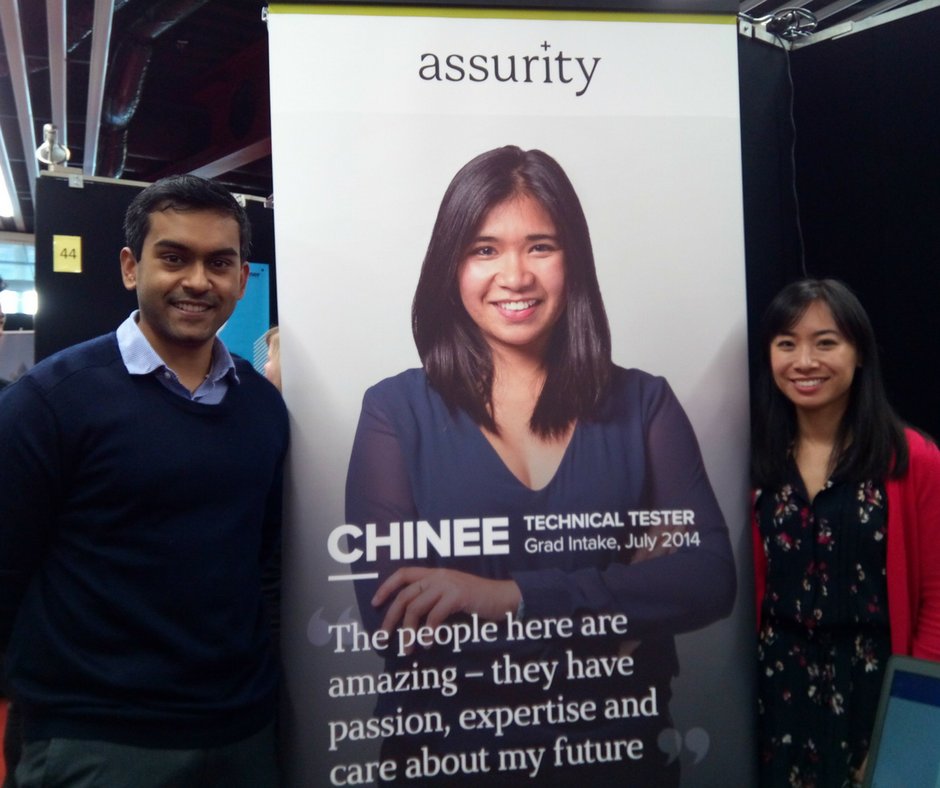 AssurityNZ's tweet photo. Its a full house at @AucklandUni today at the #UoASTEMexpo. Meet us and talk with us about a career in #Technical #Testing #Careerfair #Gradjobs #AssurityGrads #LifeatAssurity https://t.co/uV9iraszpq