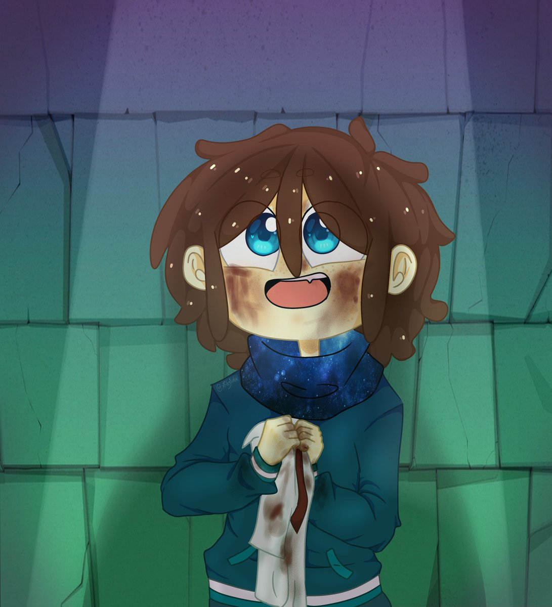 DylanRPancake's tweet photo. #FNAFHS #FNAFHSOc 

Perdonen pero no me aguanté, ya me conocen bebés, si algo me gusta, me shippeo con él. Además de que como se sospecha que la Sombra Misteriosa es el Mesero, pues, reaccioné. (?)

-Es una referencia, https://t.co/3VZIBMCXgc