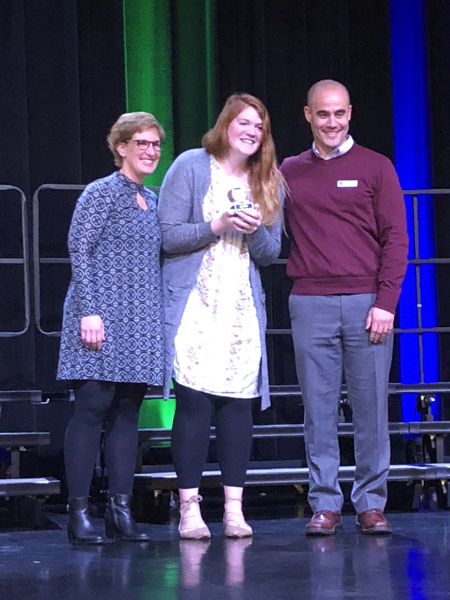 JohnJungmann's tweet photo. Congrats to our @officialSPS 2018 Malori McGhee Rookie of the Year Sarah Evans! @Foundation4SPS #supportsps https://t.co/8O9OUKVIId