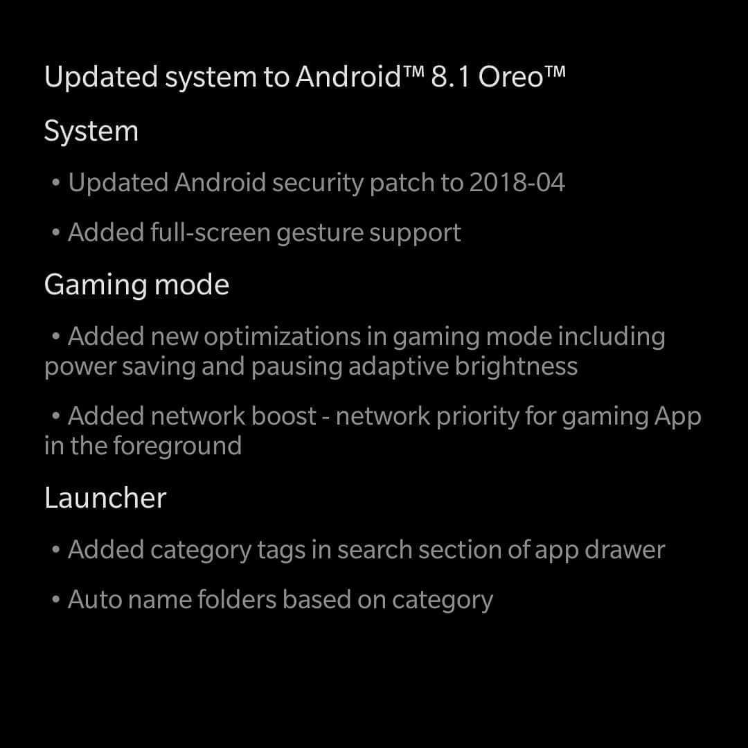 TechToLead's tweet image. Here is the official stable Android 8.1 Oreo for OnePlus 5T. Do check for the update on your device. 

#TechToLead #TechNews #TechToLeadBytes #AndroidOreo #OnePlus5T