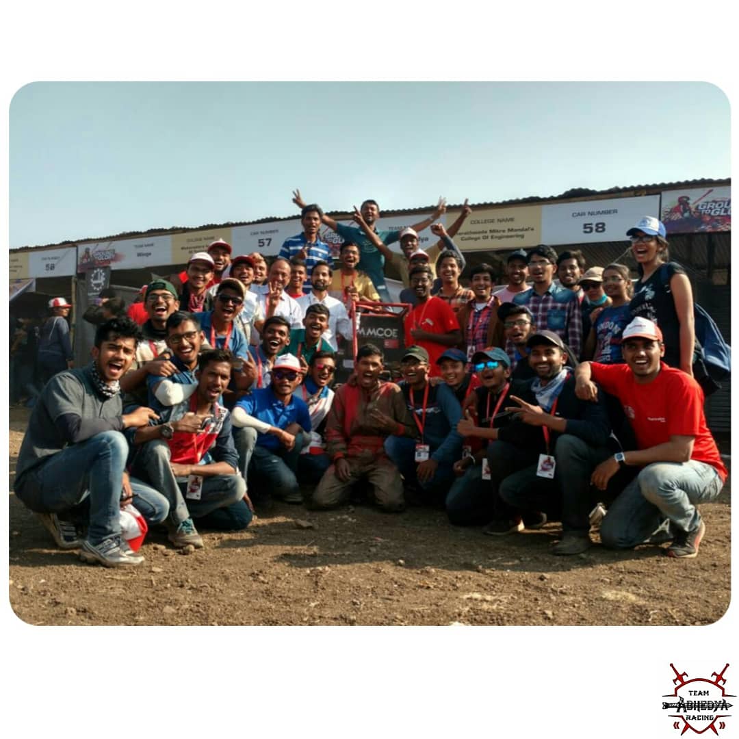 TeamAbhedya's tweet photo. Team abhedya achieved their best ever results with the 2018 baja season.
Thanks to @BSaeindia for providing us a wonderful opportunity to showcase our talent. 
#TeamAbhedya #saebaja2018 https://t.co/Oja4mPfAPj