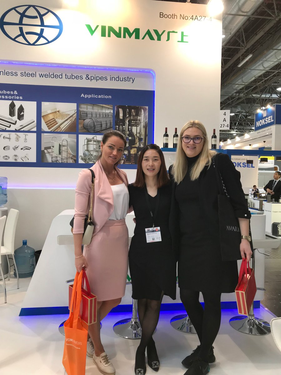 Vinmay4's tweet photo. We are in "Tube&amp;Wire 2018", welcome to visit our booth 4A27-4! https://t.co/UfJR3DWmvI