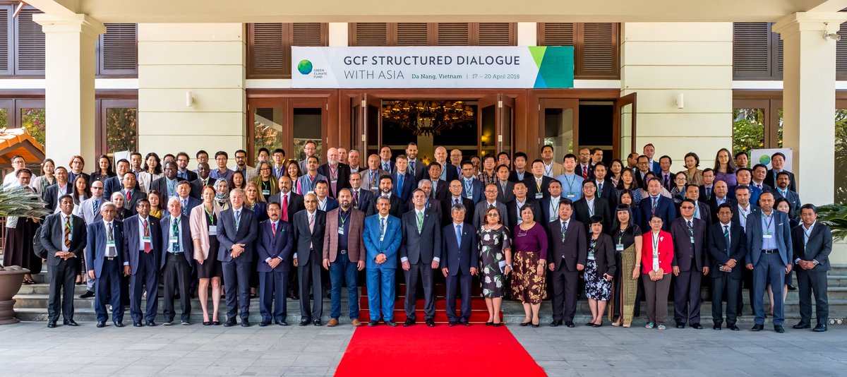 theGCF's tweet photo. How to tap the dynamism of #AsianGrowth to fund #ClimateAction? One of the big questions being asked at the GCF Structured Dialogue with Asia which opened today in #DaNang, Viet Nam: #GCF2018ASIA https://t.co/N8r6OZ5B1l