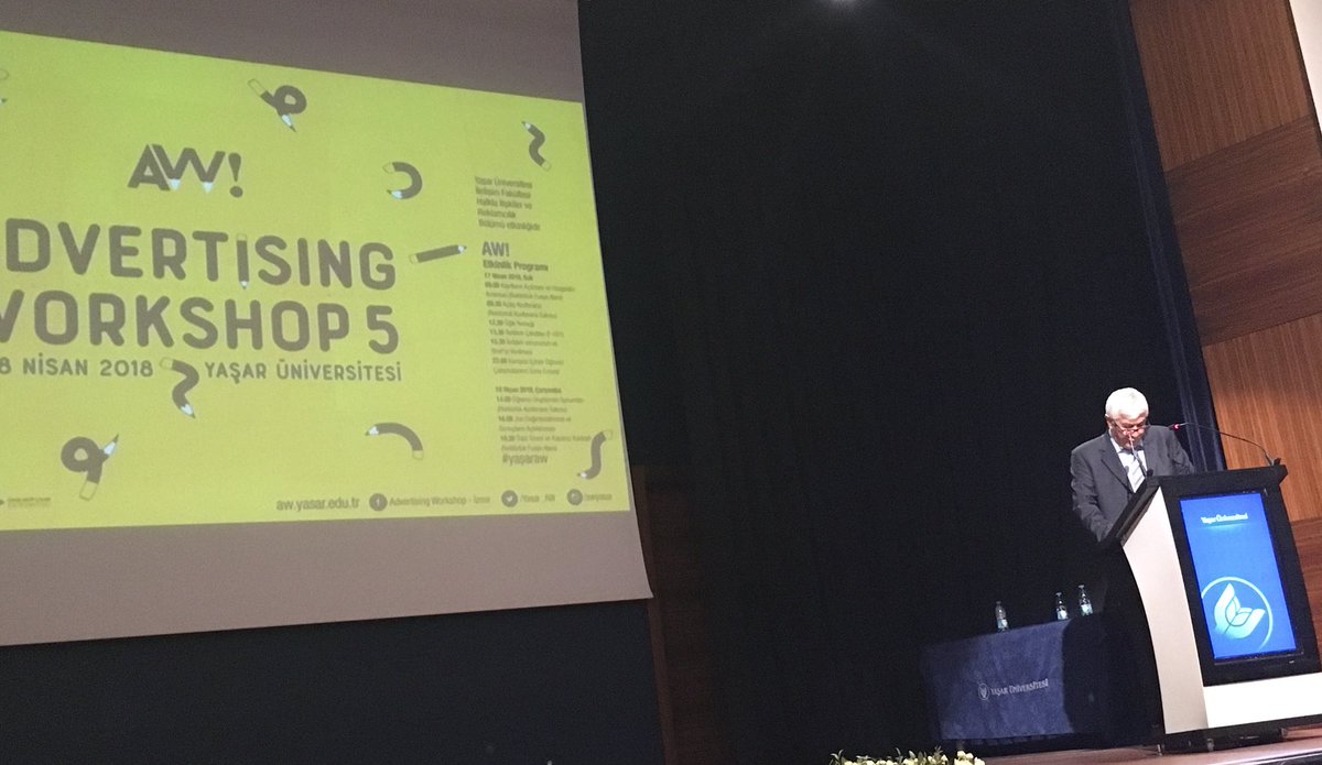 Yasar_AW's tweet photo. İletişim Fakültesi Dekanımız Ümit Atabek açılış konuşmasını yapıyor. #yasaraw #YaşarÜniversitesi #AdvertisingWorkshop https://t.co/o5LOqsaXBp