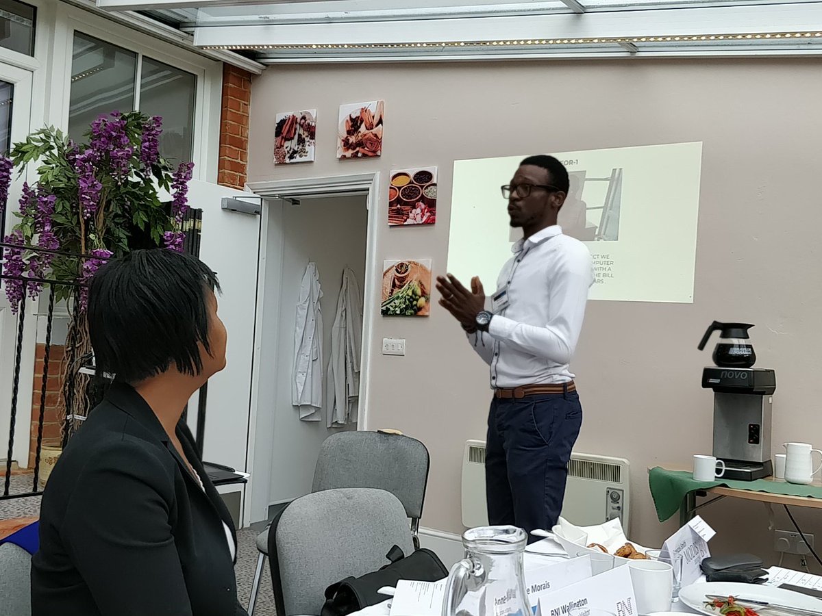 Big welcome to @dashthetrash to our referral meeting this morning. Presentation by @peesville media