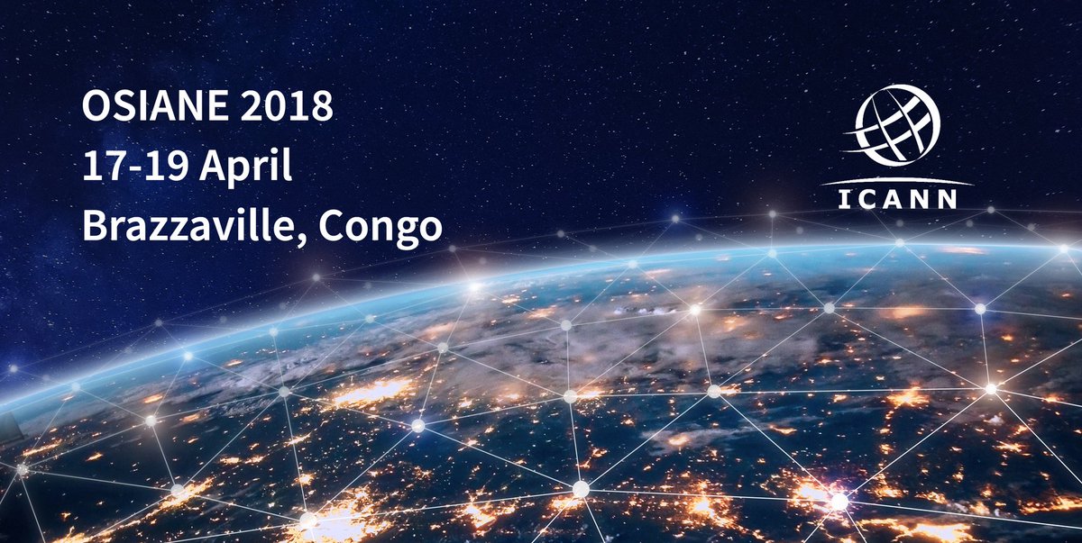ICANN's tweet photo. We are in Brazzaville, Congo as partner and participant in #OSIANE2018. From #ICANN, @pdandjinou will speak at various sessions about the DNS and ICANN. Follow @yaovito for updates. For more information >> https://t.co/FTe5p3cvPV @OsianeCg https://t.co/rUgpBVoljE