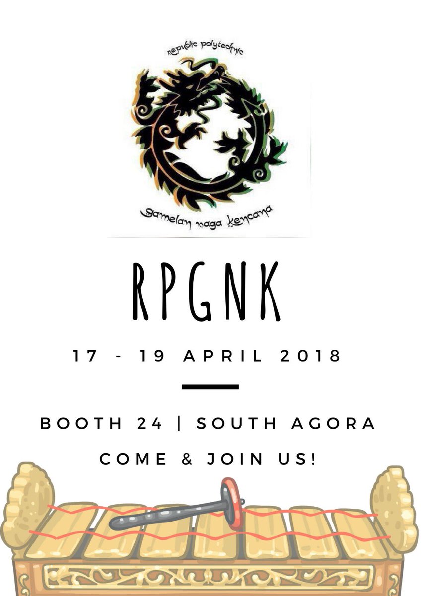 RPGNK's tweet photo. Passionate about Javanese music, or want to learnt something different ??
Do joint us at BOOTH 24 at south agora!
Hope to see you all there!! https://t.co/5HFlOQbSty