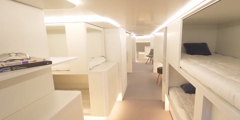 Stilopolis's tweet photo. Aereo che sembra un albergo: l'idea alla fiera Aircraft Interior Expo 2018... https://t.co/w2gKlOcj4Q