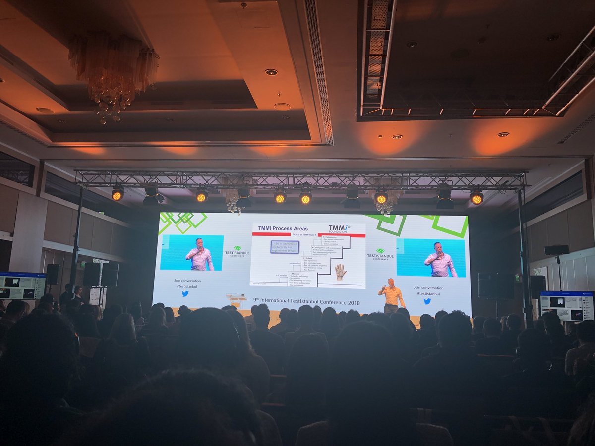 “74% is at TMMi Level 1” <a href="/ErikvVeenendaal/">Erik van Veenendaal</a> #TestIstanbul