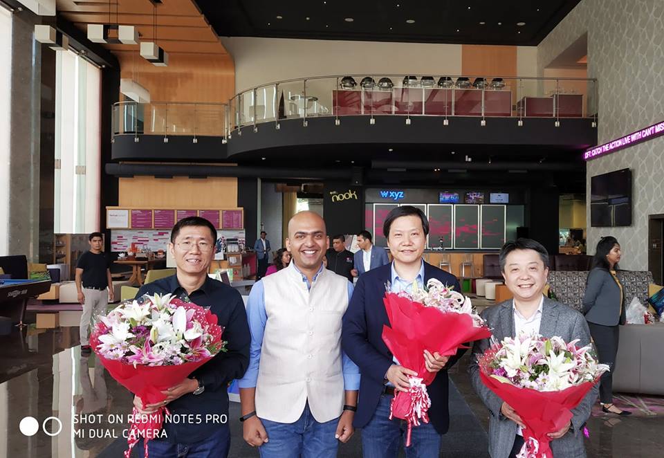 XiangW_'s tweet photo. Glad to be back in India with our founder and CEO @leijun! https://t.co/5Xs94e76lT