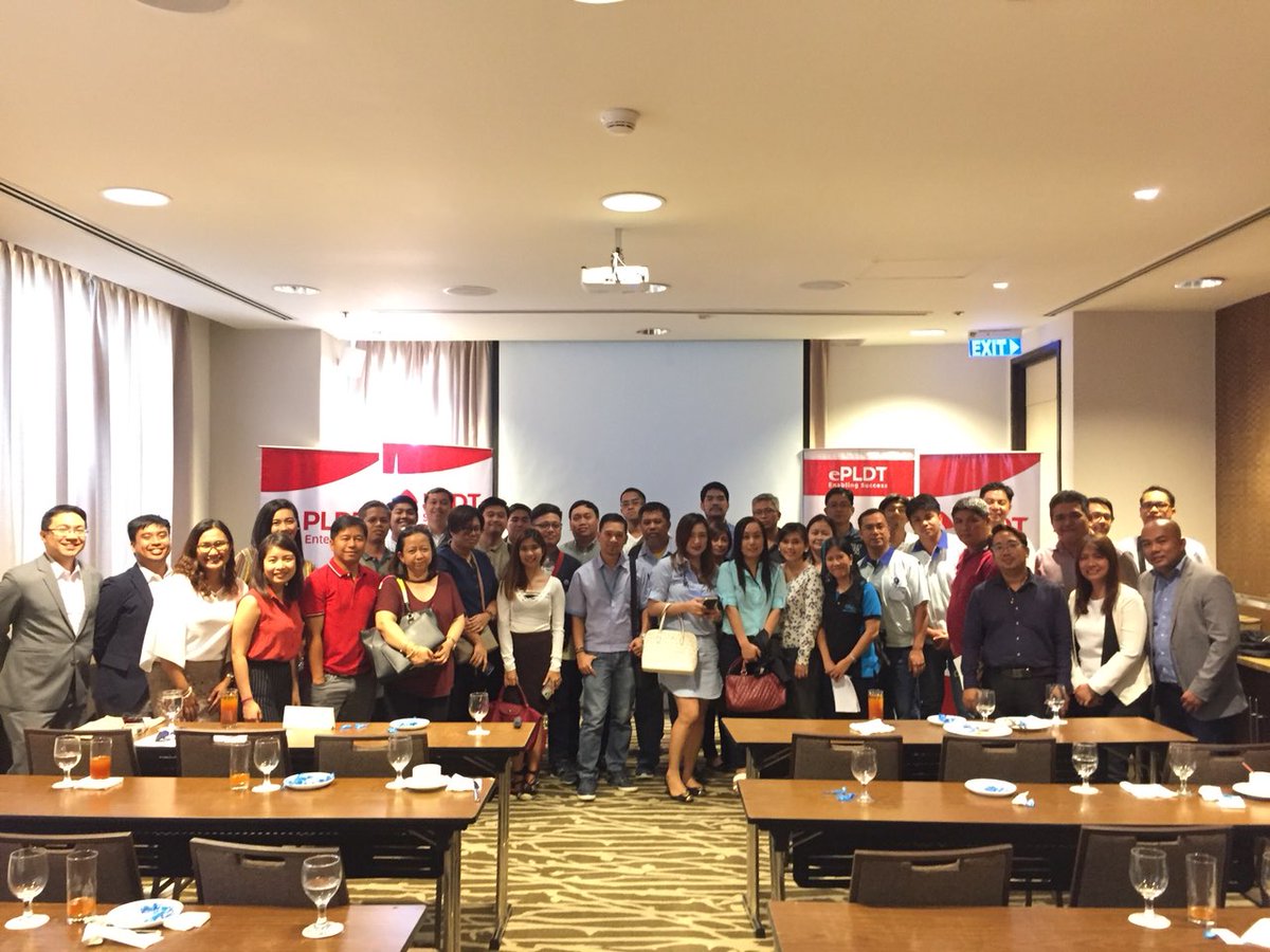 PLDTEnterprise's tweet photo. #PLDTSMENation and ePLDT see a full house at the South Luzon leg of its cyber security-focused talks series themed, "Decode" #FearlessEnterprise https://t.co/JH0qwUI6pB