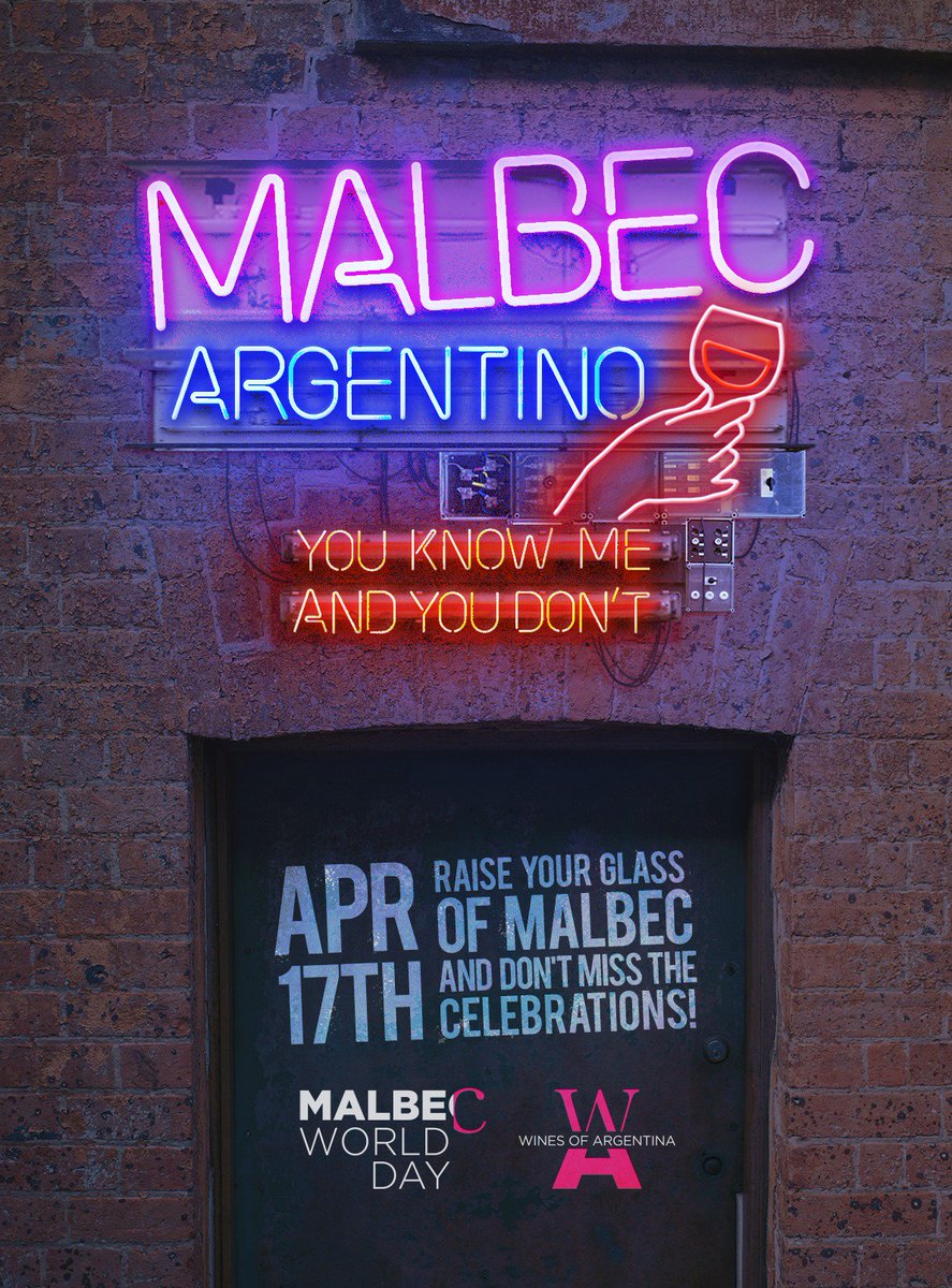 Happy #MalbecWorldDay everyone! 🍷🇦🇷 🎉 
Do you have a fav bottle? SHARE your 📸 toast scenes with the world using: #MalbecArgentino! 😃