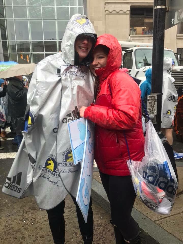 burunning's tweet image. A HUGE congratulations to our very own Sam DePalma for racing the Boston Marathon today! We’re proud of you Sammy D 😭❤️