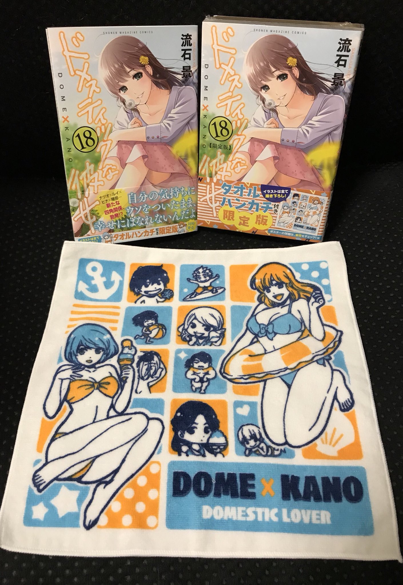 【特典あり】ドメスティックな彼女 全28巻 特装版7冊 カレンダータオルハンカチ ドメスティックな彼女(18)限定版 タオルハンカチ付き: 講談社