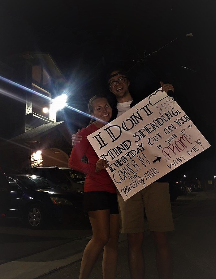 Maysa_Waltersss's tweet photo. Can't wait for Prom, even in "the pouring rain"  @alejandroperer9 #chappromposal https://t.co/Thqz9CI6G6