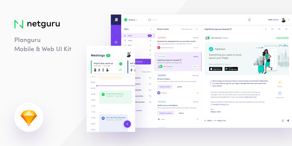 netguru's tweet photo. #Freeebie time! π€ Today, we're sharing 18, pixel-perfect Planguru app screens with you. Head to @netguru @behance profile to grab a @sketchapp pack!
https://t.co/35Iwbz8Wer
From Netguru Designers with π
#design #productdesign #UX #UI #appesign #Sketch #uxdesign #designer https://t.co/ivfhzu7pHD