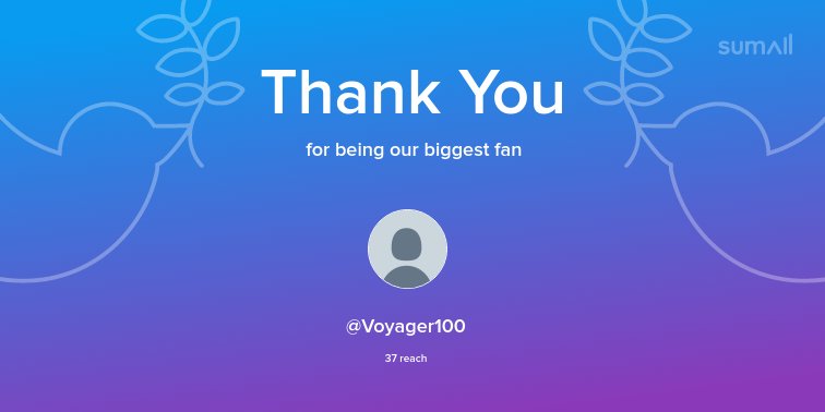 socialmanoos's tweet photo. Our biggest fans this week: @Voyager100. Thank you! via https://t.co/kwZN9lRBPw https://t.co/AN422BUnmL