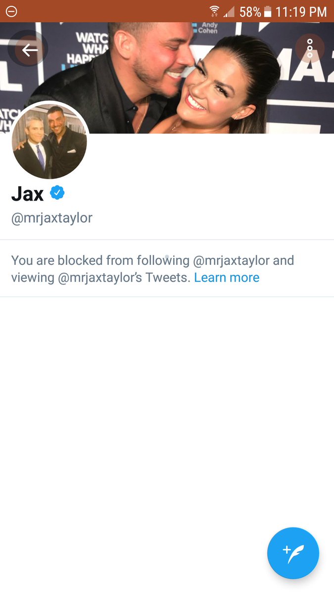StuckInDenial's tweet photo. Only took 8 minutes for Jax to block me, guess the truth hurts #PumpRules #rawtinhell #teambrittany #jaxistheworst #hereallyloveskelsey #itsnotaboutthepasta #itsaboutthepasta #andhiswanderingdick https://t.co/ZEN99ShGye