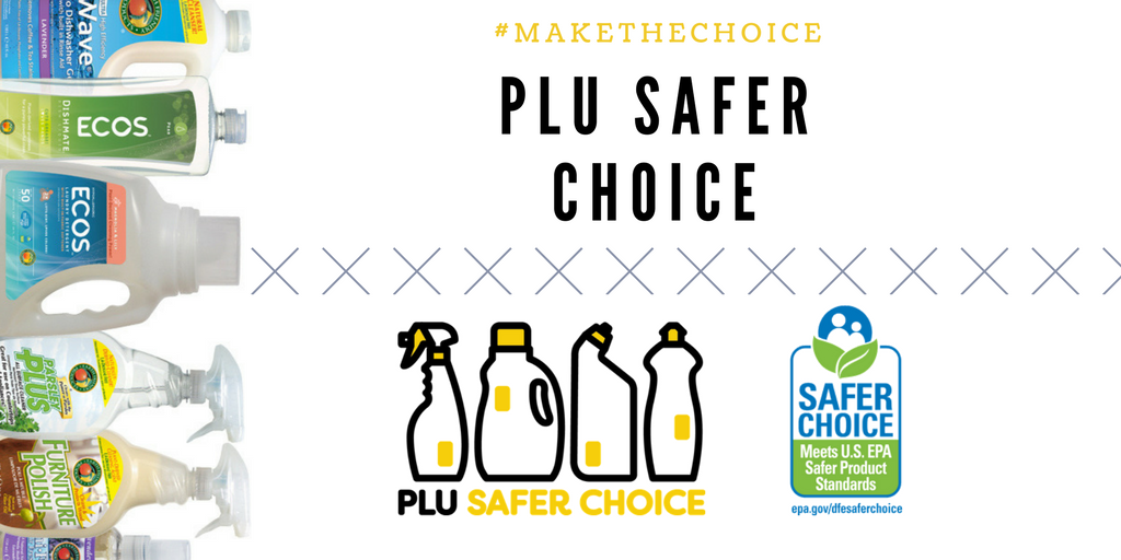 PLUSaferChoice's tweet photo. The Washington State Department of Ecology supports the PLU Safer Choice campaign. Will you join us, too? #PLUSaferChoice https://t.co/6dWBFVDVhY https://t.co/2jbbRof8wK