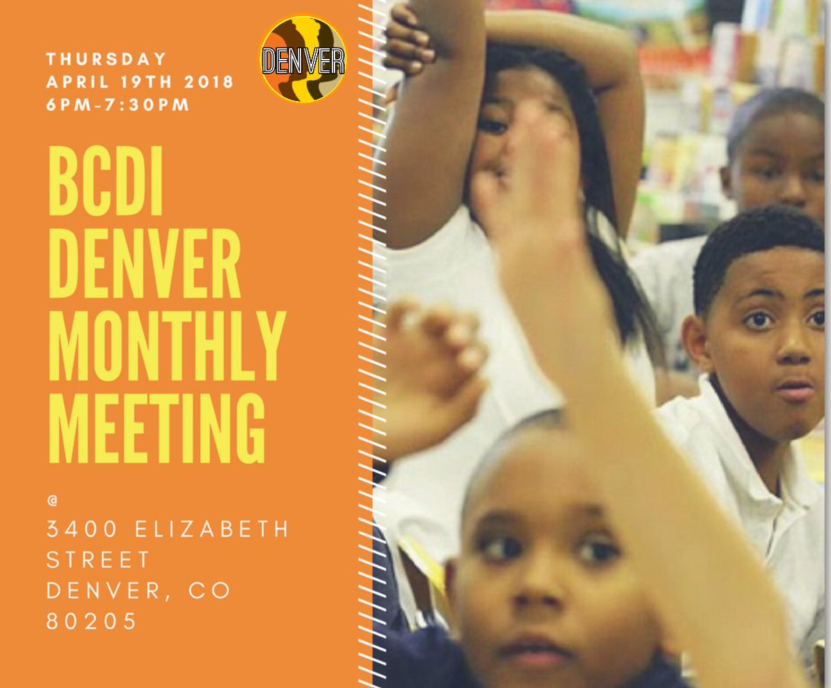 BCDI Denver (@bcdidenver) on Twitter photo #BCDIDenver Monthly Meeting #NBCDI #BCDIDenver Monthly Meeting #NBCDI