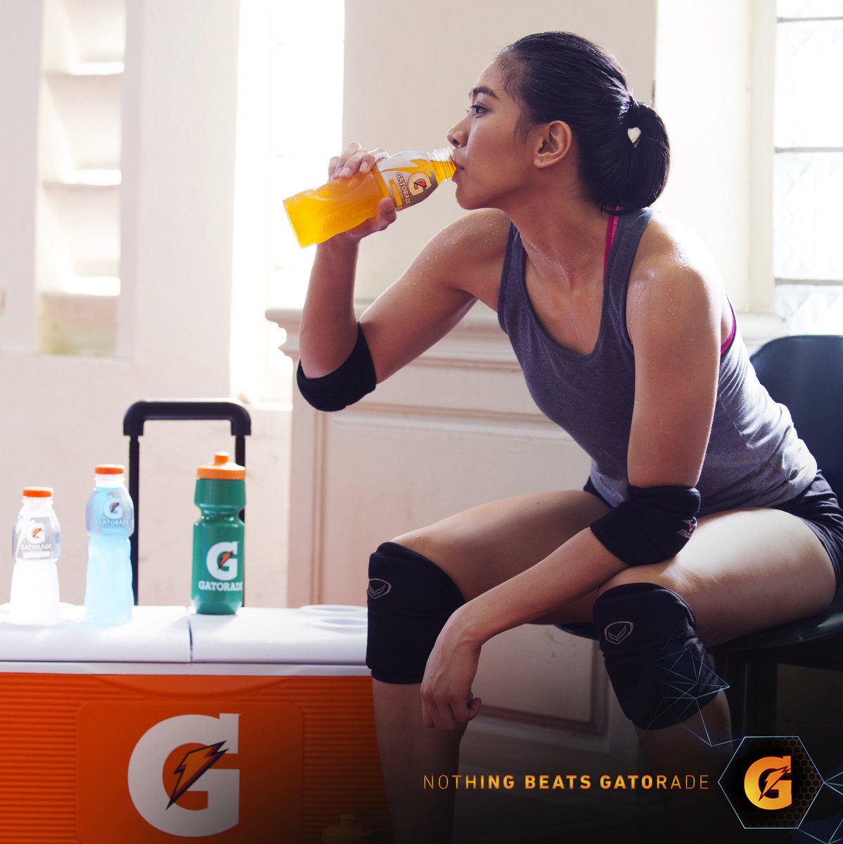 AlyssaValdez2's tweet photo. Next level performance when you’re fueled with G. #NothingBeatsGatorade https://t.co/zu6V58LKnP