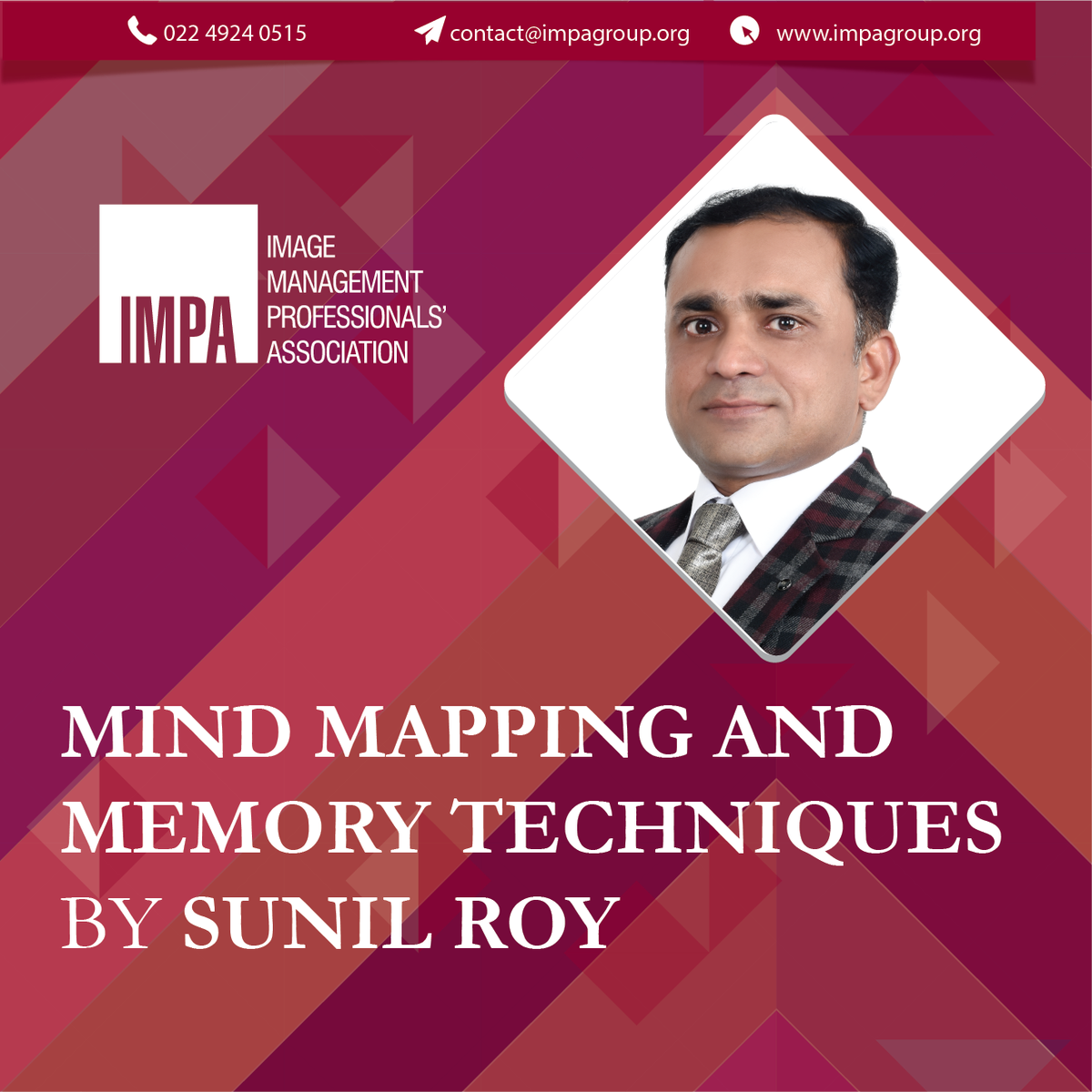 IMPAgroup's tweet photo. #MindMap is a powerful graphic technique that provides a master-key 2 unlock the #potential of your brain. #Learn Mind Mapping &amp; Memory Techniques with mind coach Sunil Roy @ #IMPAgroup #Bangalore chapter event. Click on the link 2 register NOW https://t.co/XiUrBAf0O6 https://t.co/Ghyz6ZXZAS