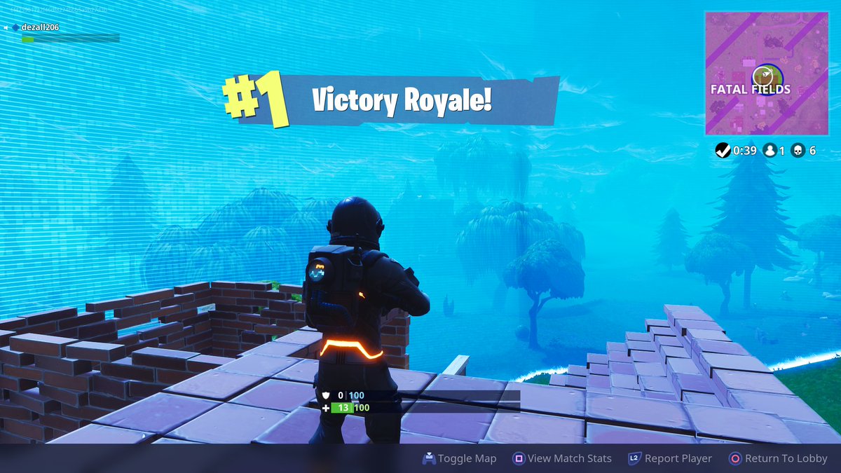 dezall206's tweet photo. Yea sir i finally got the W aaaaaaayyyyyyeee yyyyyyyyooooo!!!!! #Fortnite #NoCarry #SoloDolo #PS4share https://t.co/rRvDzH94A5