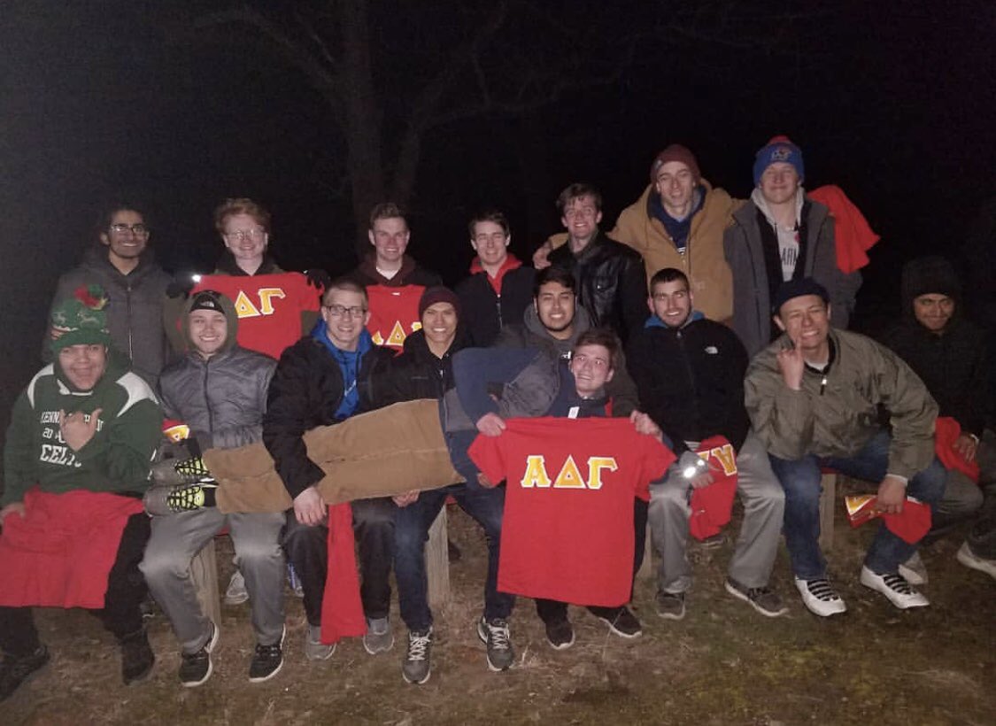 AlphaDeltaGamma's tweet photo. Congratulations to the Brothers of Zeta chapter on initiating 16 gentlemen! https://t.co/EJ519JW2Nb