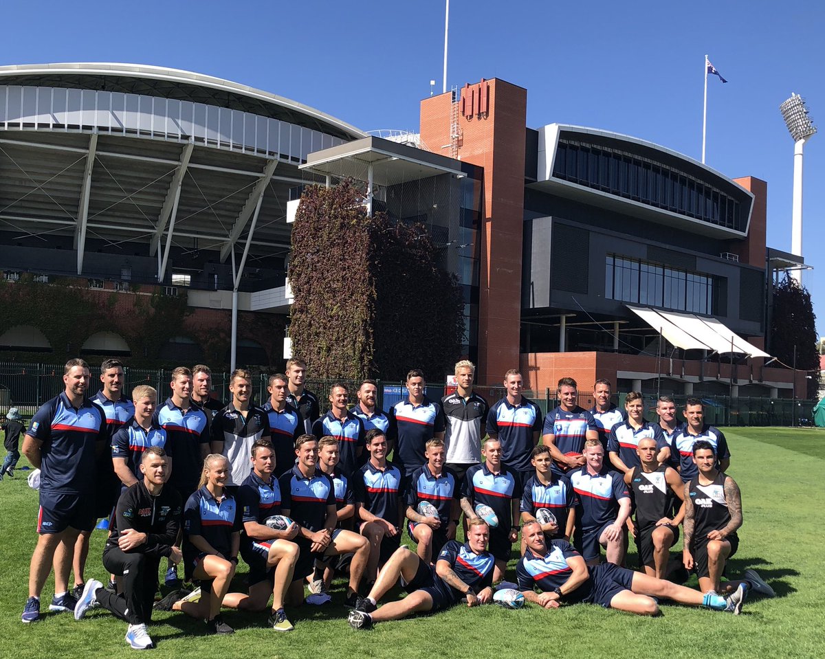 Ross_Wait's tweet photo. This week marks a significant week in both Australian Defence Force & the @PAFC @AFL calendar, when we remember our #anzacs. Today we hosted @DCO_AusDefence families and @ADFAussieRules at #adelaideoval for special family day #makingourcommunityproud https://t.co/XD6T67eCaV