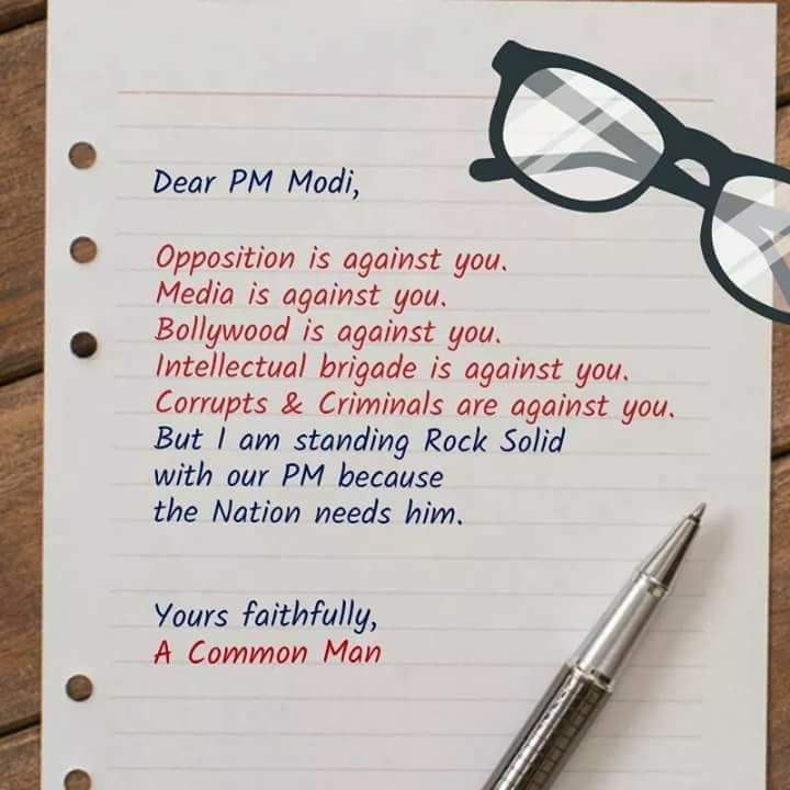 vinaycv's tweet photo. India needs you dear MODIJI... #true leader#PMO #SpeakUp https://t.co/7BdgBRvbGf